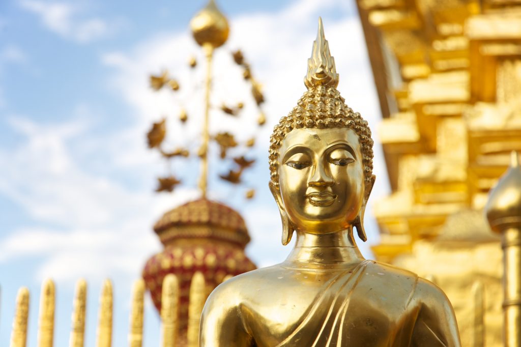 Golden Buddha statue, Thailand