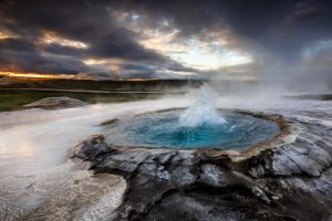 Geysers and volcanoes of Iceland